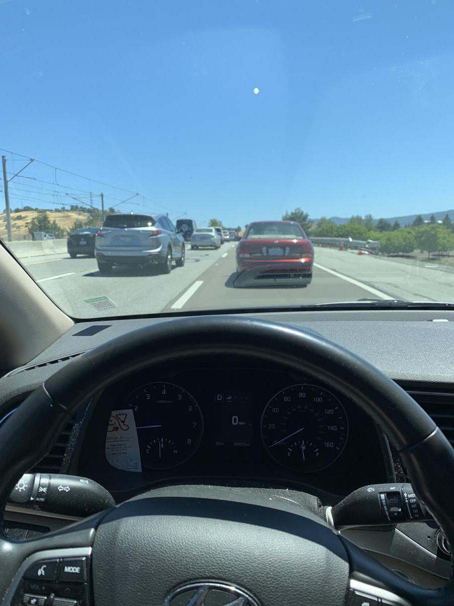 Traffic Jam on CA-87 S