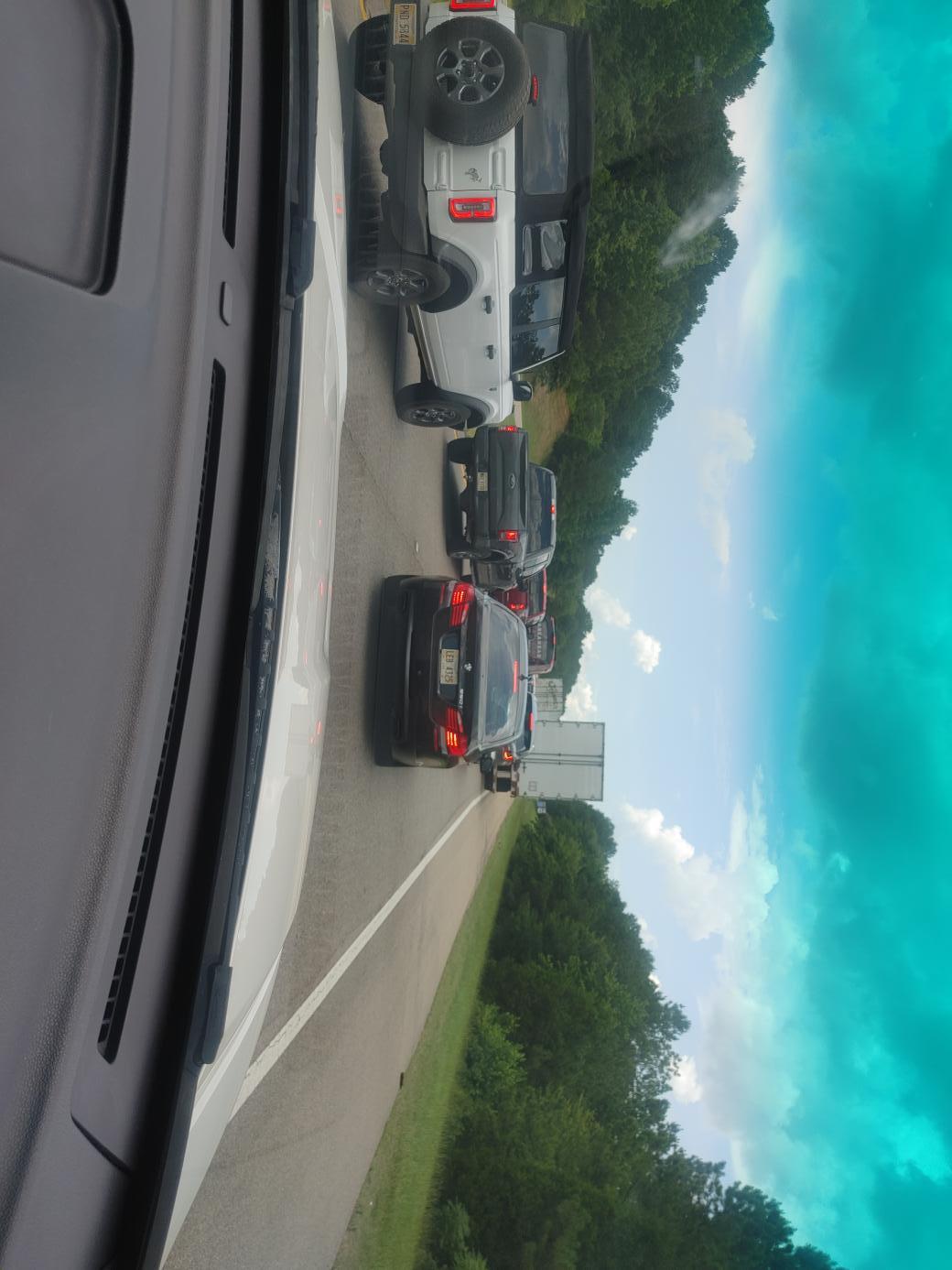 Traffic Jam on I-22