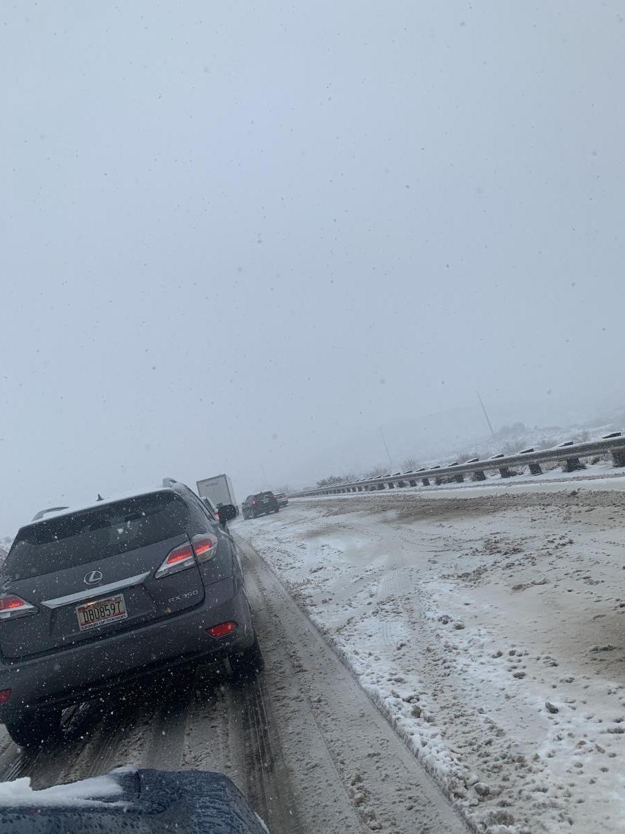 Weather Hazard on S US Highway 93
