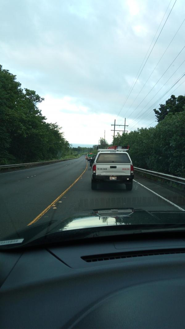 Traffic Jam on Hawaii Belt Rd
