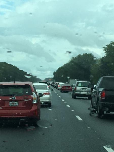 Traffic Jam on I-75 N mile marker 326
