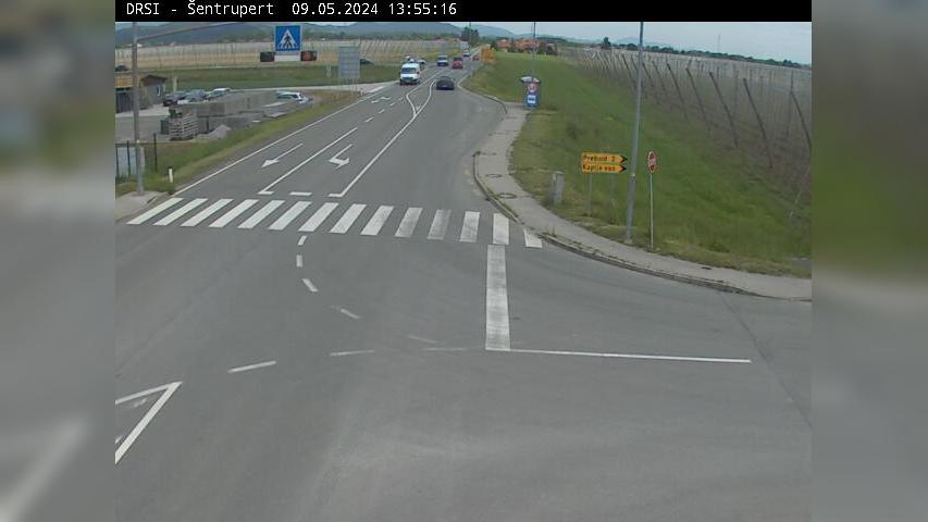 Traffic Cam Grajska vas: R2-447, Šentrupert - Ločica, Šentrupert Player