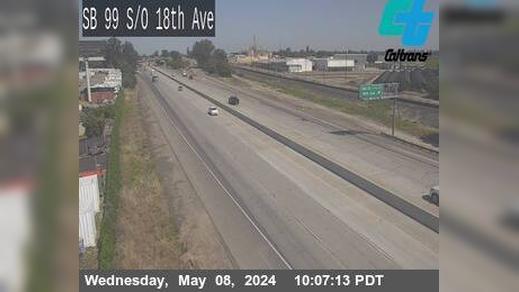 Traffic Cam Kingsburg › South: TUL-99-S/O 18TH AVE Player