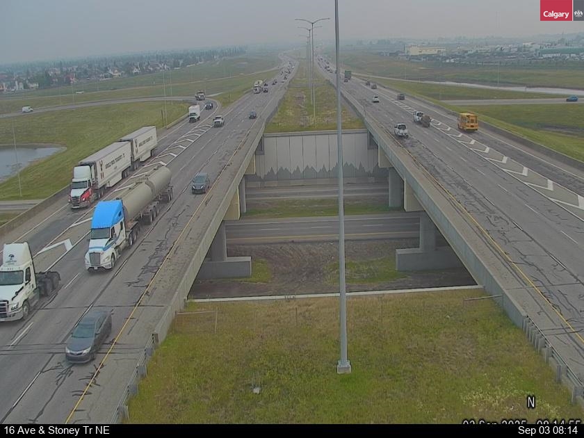 Traffic Cam 16 Avenue / Stoney Trail NE Player