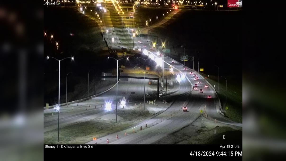 Chaparral: Stoney Trail and - Boulevard SE Traffic Camera