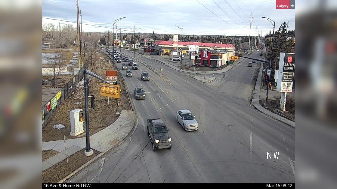 Traffic Cam Montgomery: 16 Avenue - Home Rd NW Player