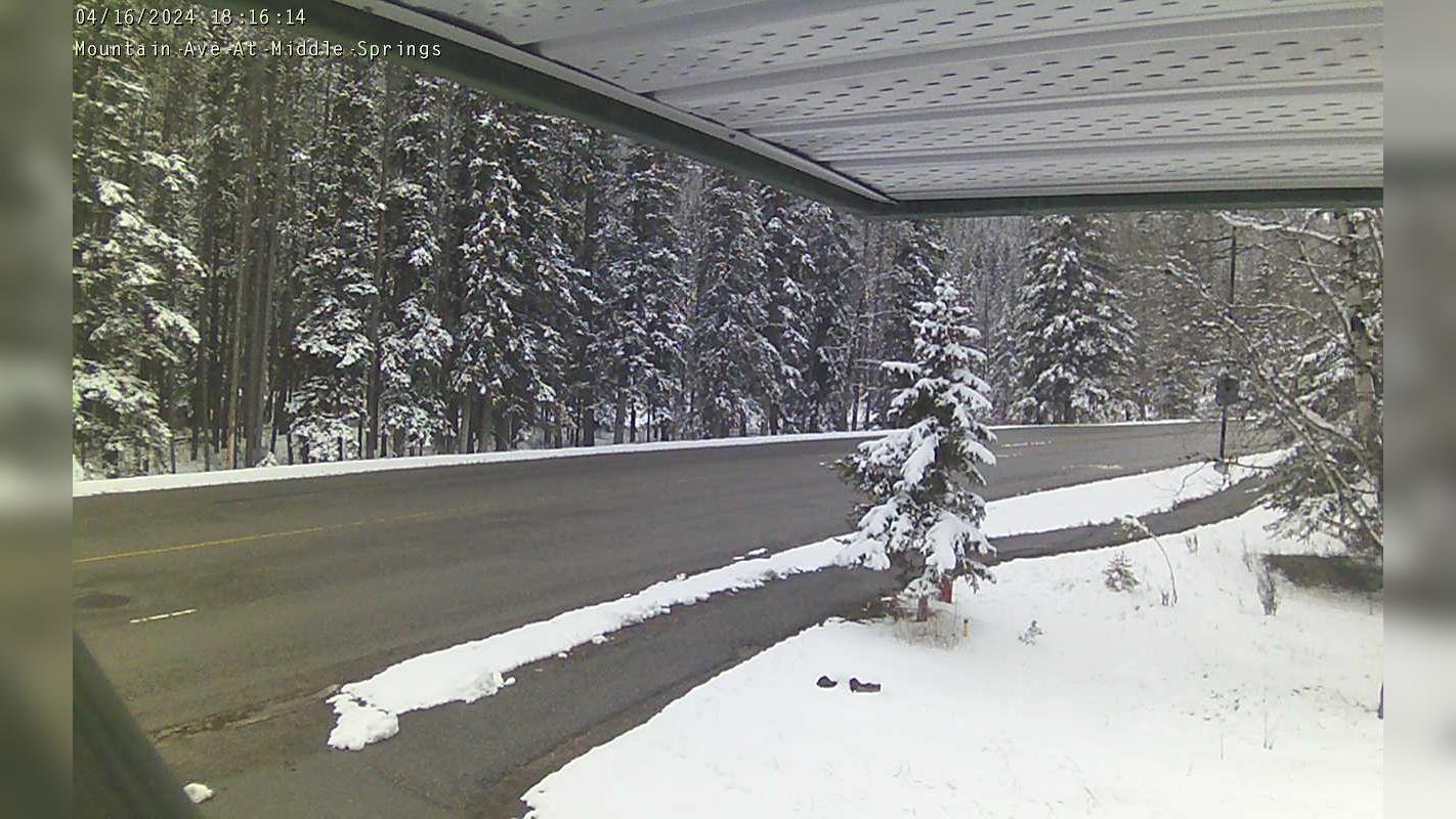 Traffic Cam Banff: Mountain Ave at Middle Springs Player