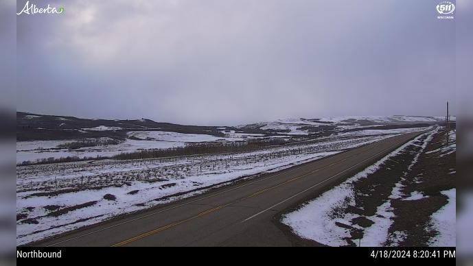 Traffic Cam Municipal District of Pincher Creek No. 9: Hwy 6: North of Waterton National Park Player