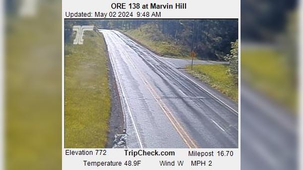 Stephens: ORE 138 at Marvin Hill Traffic Camera