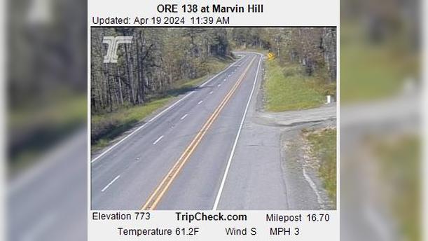 Traffic Cam Stephens: ORE 138 at Marvin Hill Player