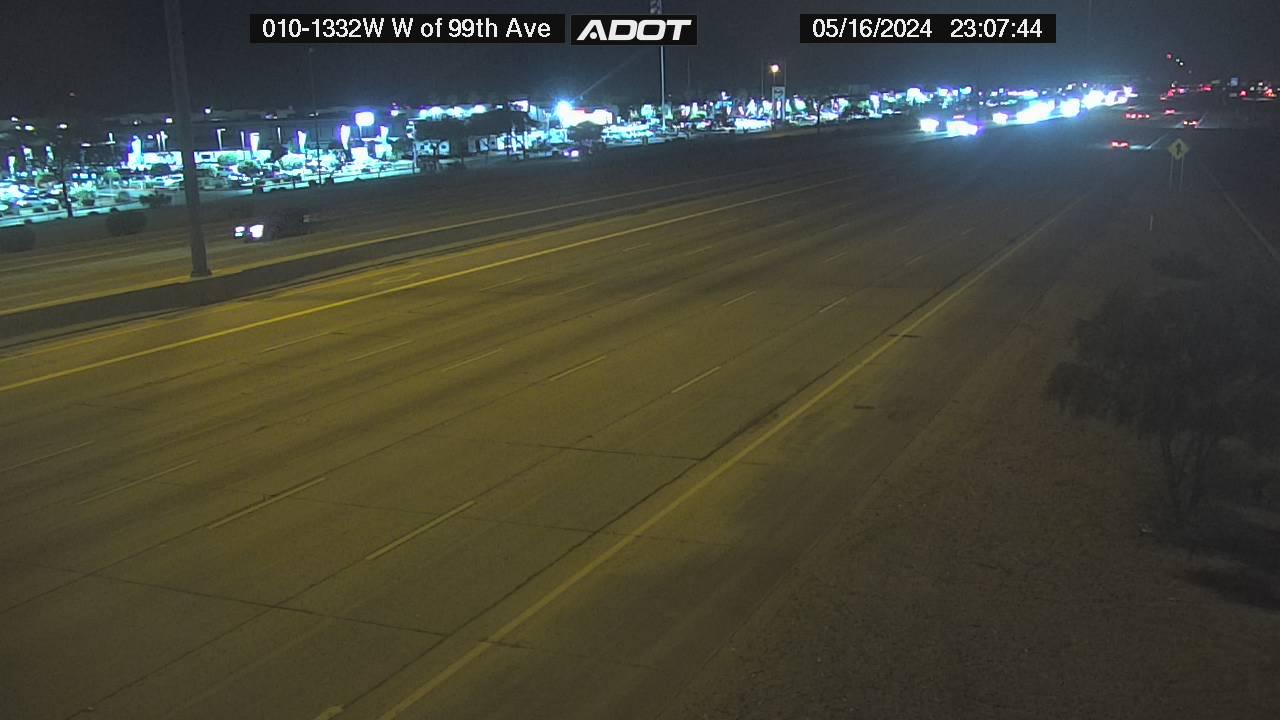 Traffic Cam Avondale › West: I-10 WB 133.20 @99th Ave Player