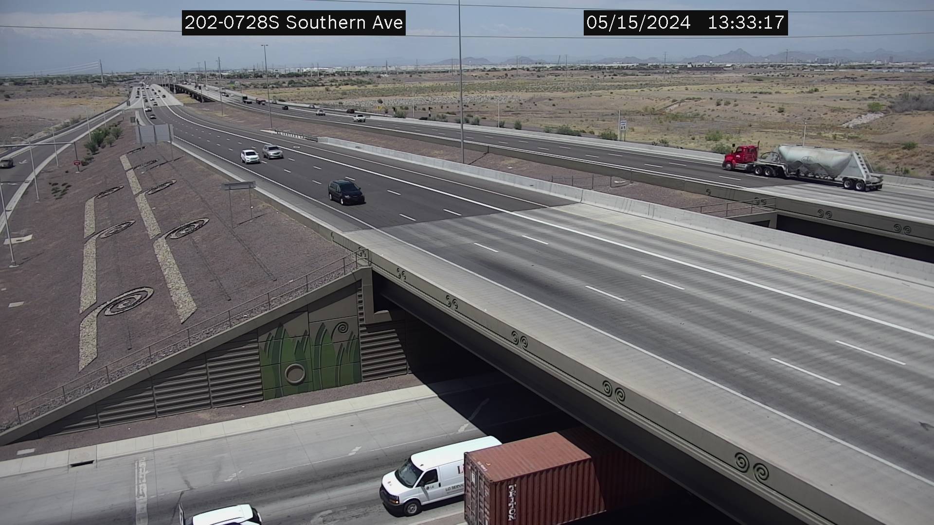 L-202 EB 72.83 @Southern -  Eastbound Traffic Camera