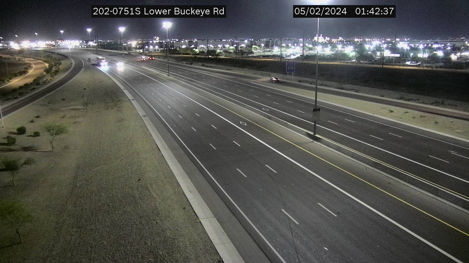 L-202 EB 75.13 @Lower Buckeye -  Eastbound Traffic Camera