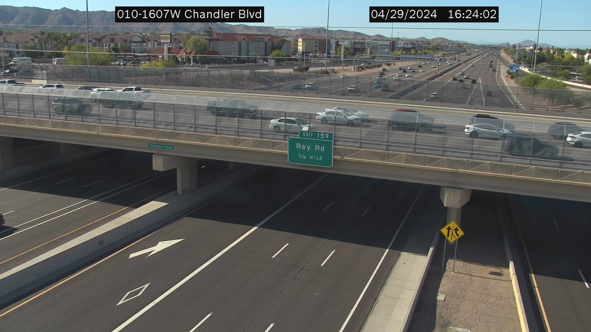I-10 WB 160.73 @Chandler -  Westbound Traffic Camera