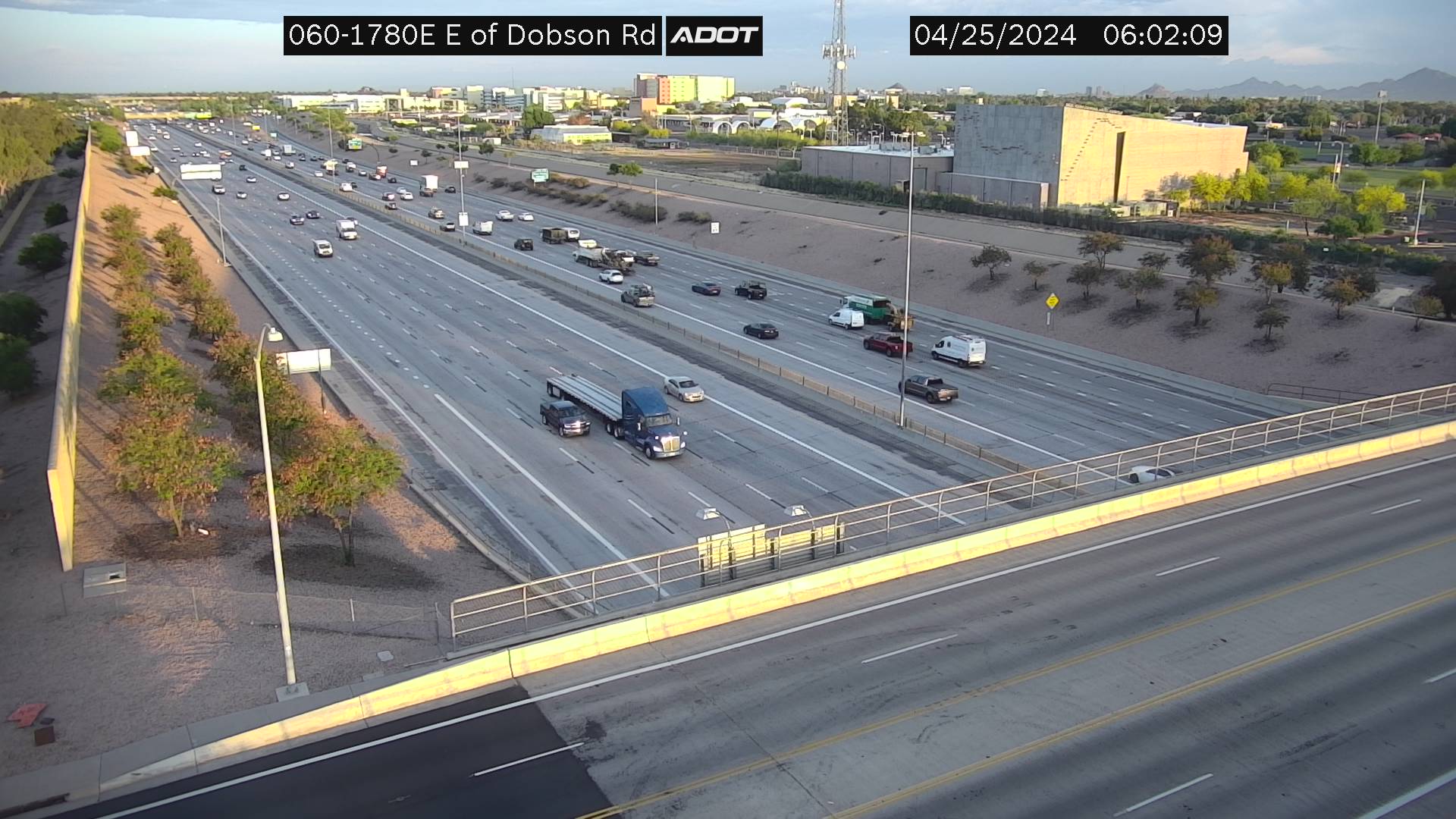 Traffic Cam US-60 EB 178.08 @E of Dobson -  Eastbound Player