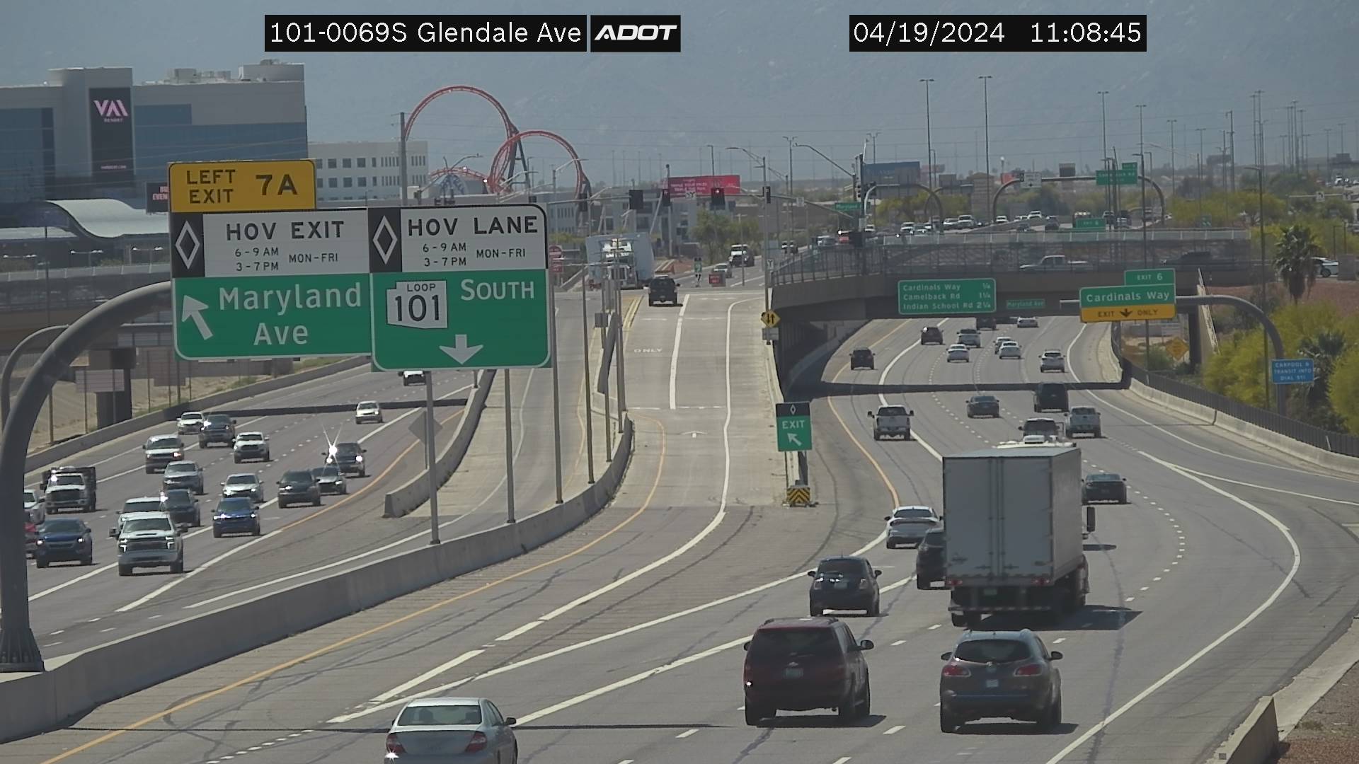 Traffic Cam L-101 SB 6.91 @Glendale -  Southbound Player
