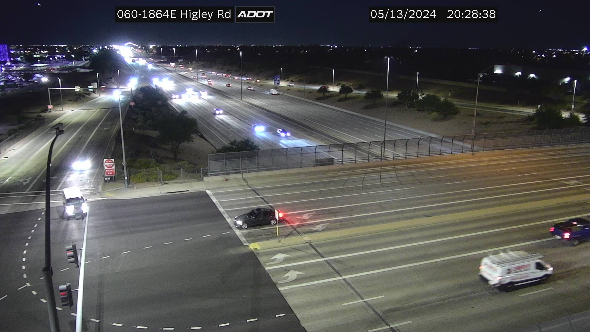 US-60 EB 186.40 @Higley -  Eastbound Traffic Camera