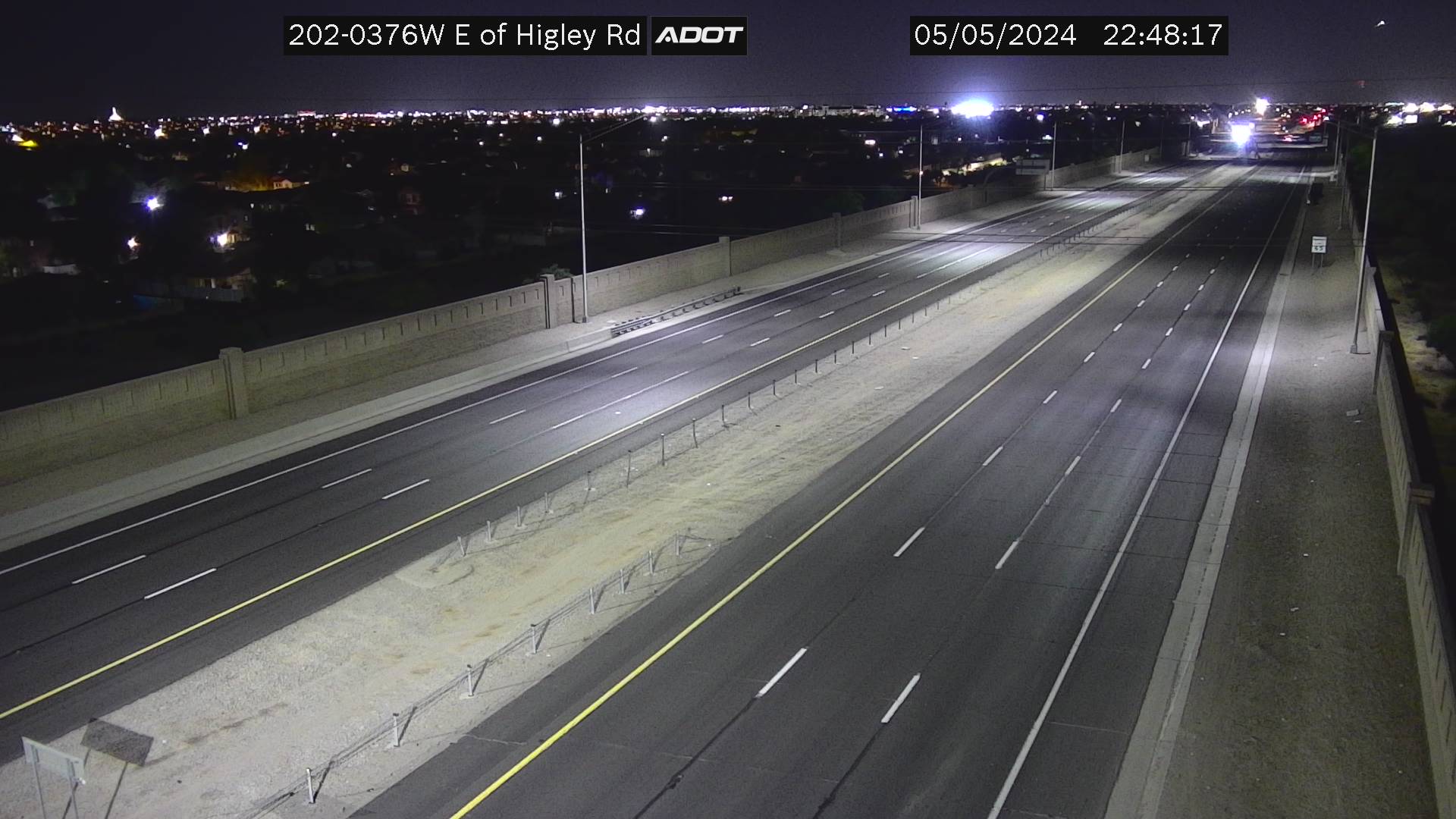 Traffic Cam L-202 WB 37.66 @E of Higley -  Westbound Player