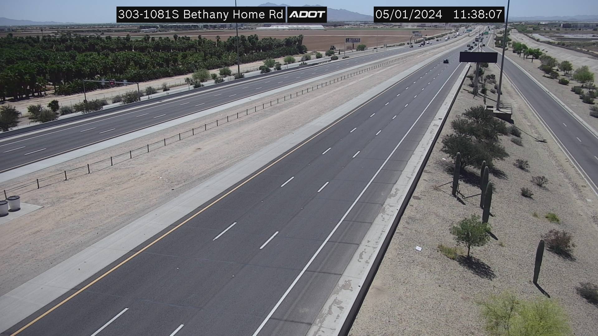 L-303 SB 108.14 @BETHANY HOME -  Southbound Traffic Camera