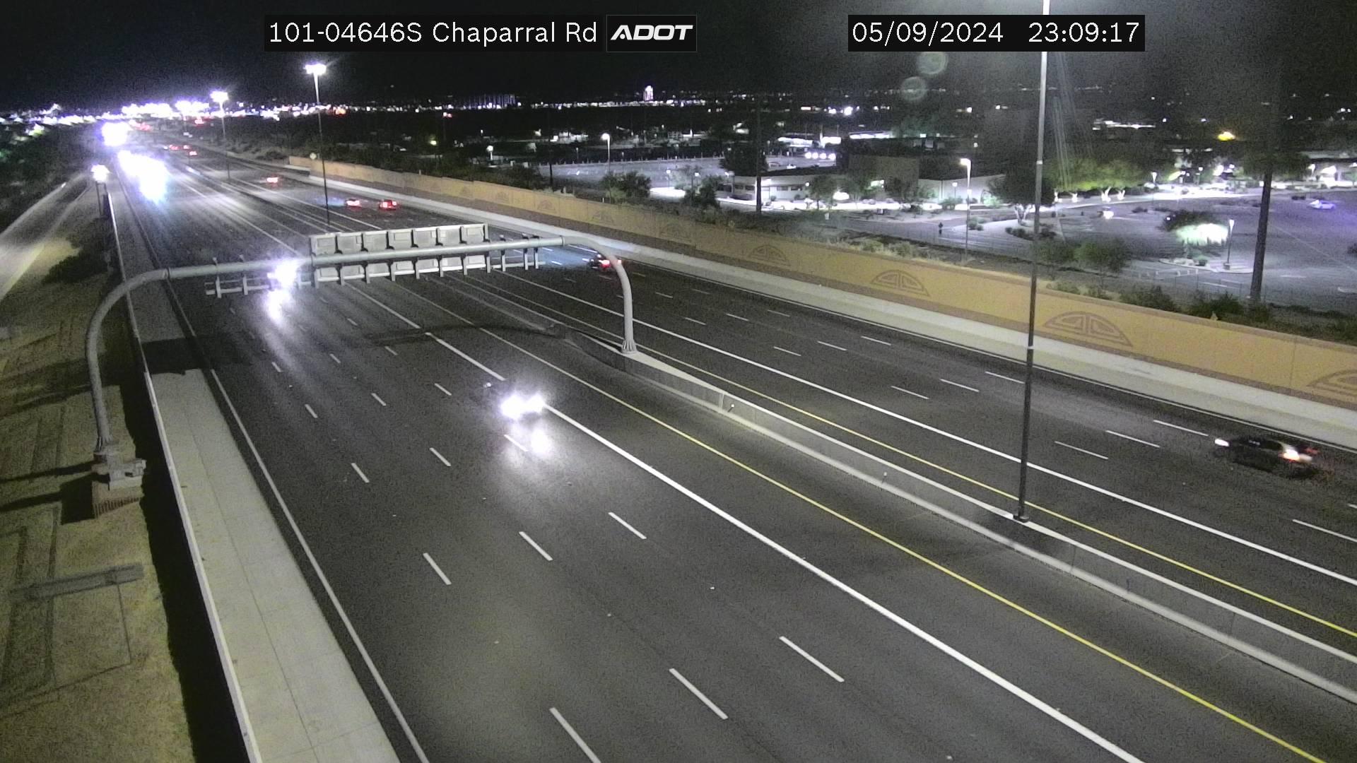 Paradise Valley › South: L-101 SB 46.42 @Chaparral Traffic Camera