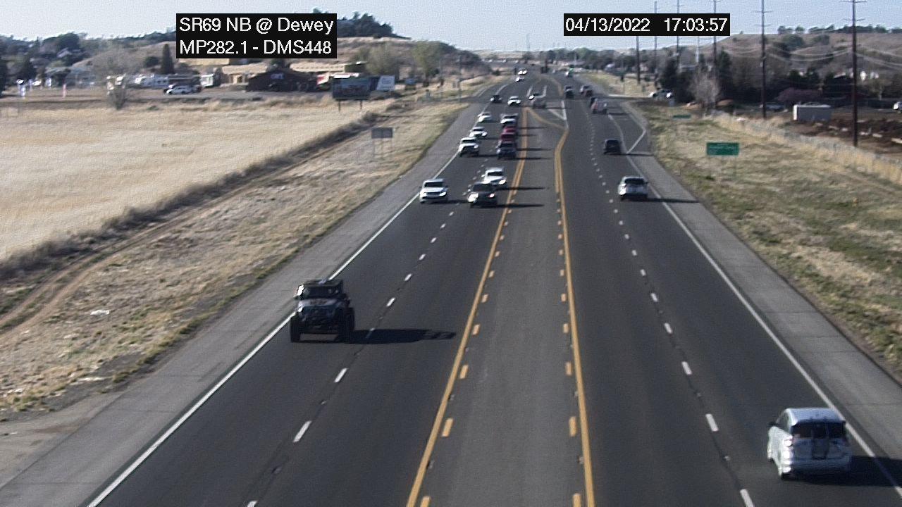 Prescott Valley › West: SR-69 WB 282.10 @Dewey Traffic Camera