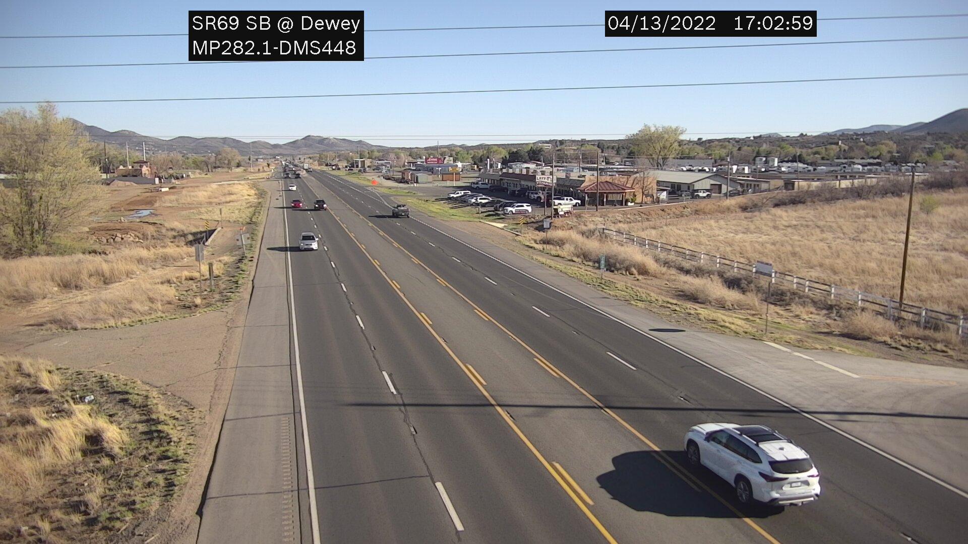 Prescott Valley › East: SR- EB . @Dewey Traffic Camera