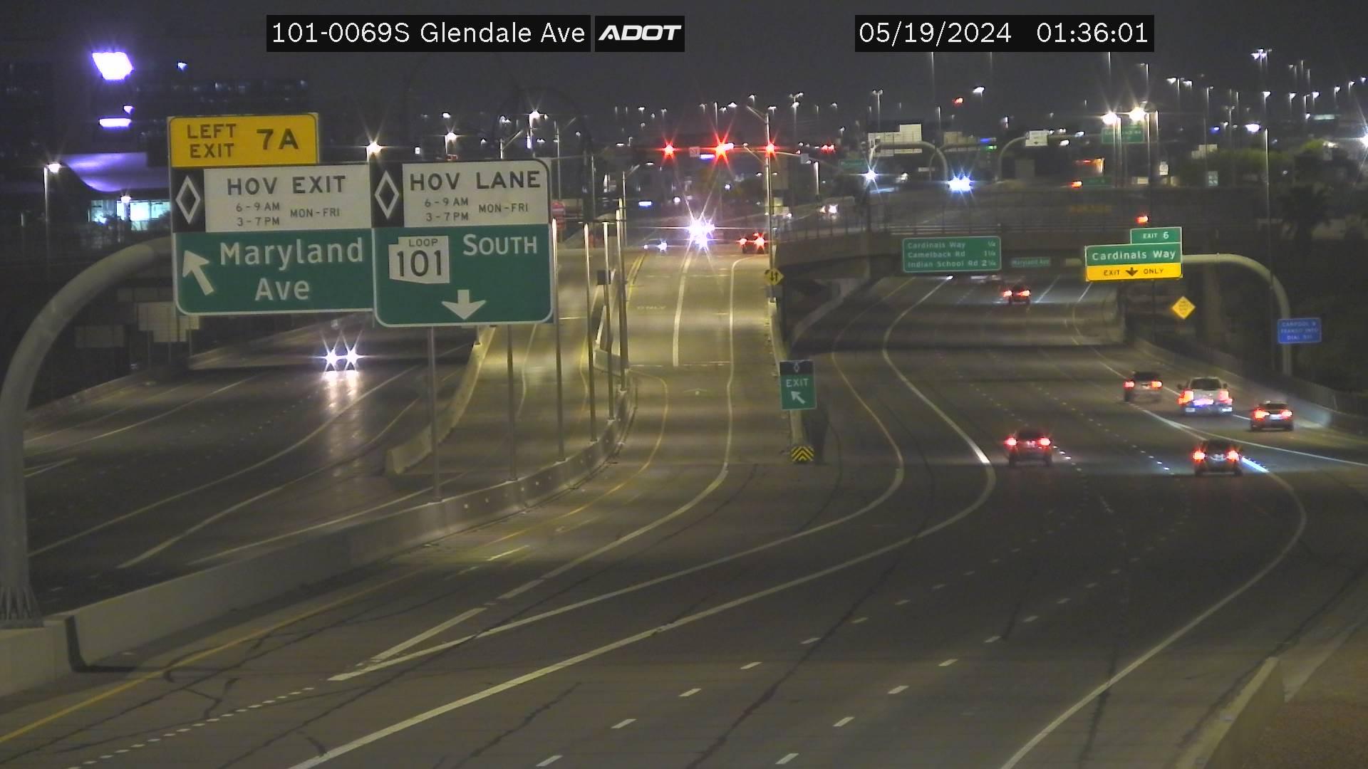 Traffic Cam Peoria: Loop 101 South at Glendale Rd Player