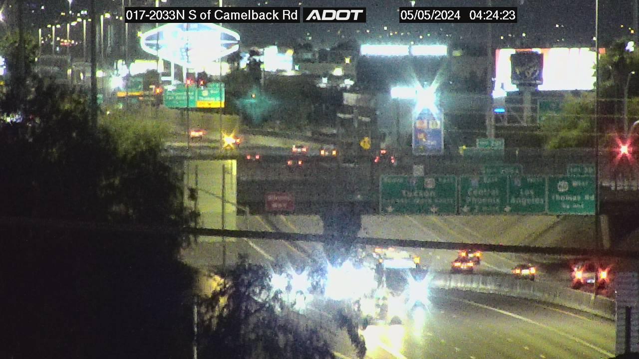 Traffic Cam Phoenix › North: I-17 NB 203.38 @S of Camelback Player
