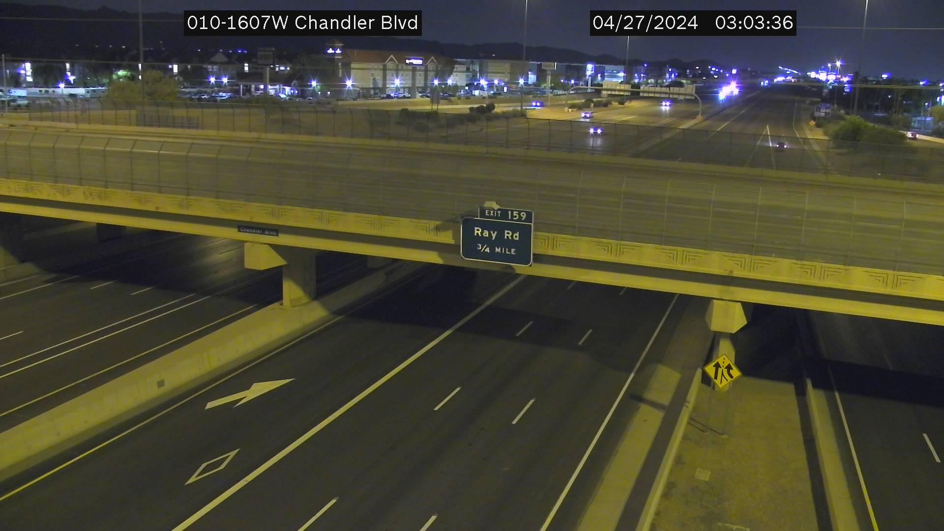 Traffic Cam Guadalupe › West: I-10 WB 160.73 @Chandler Player