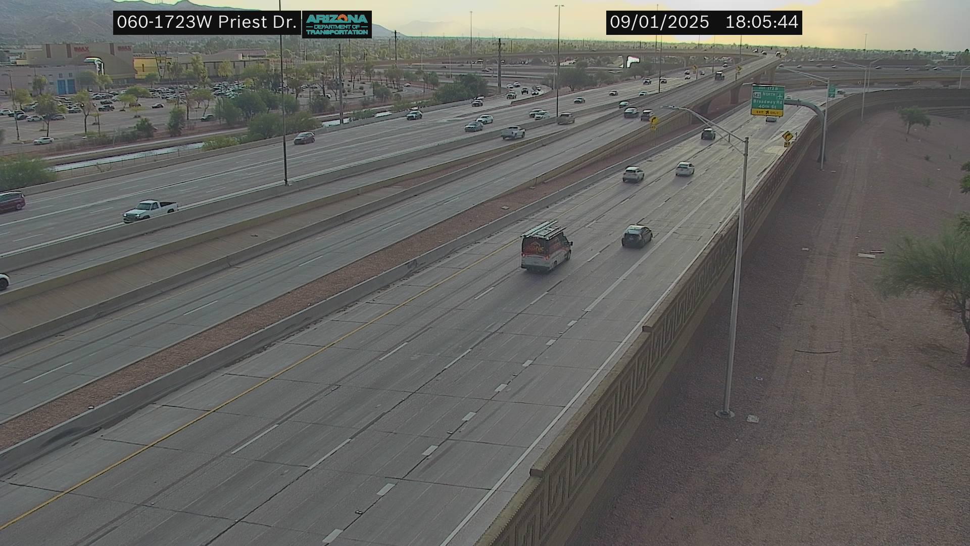 Traffic Cam Tempe: US 60 @ Priest Player