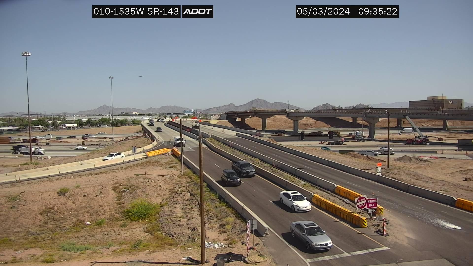 Traffic Cam Tempe: I-10 48th st Facing East Player