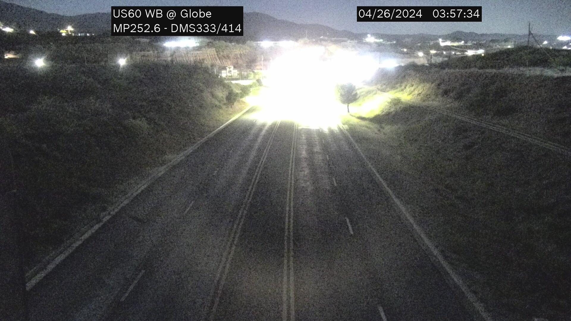 Globe › West: US-60 WB 252.60 Traffic Camera
