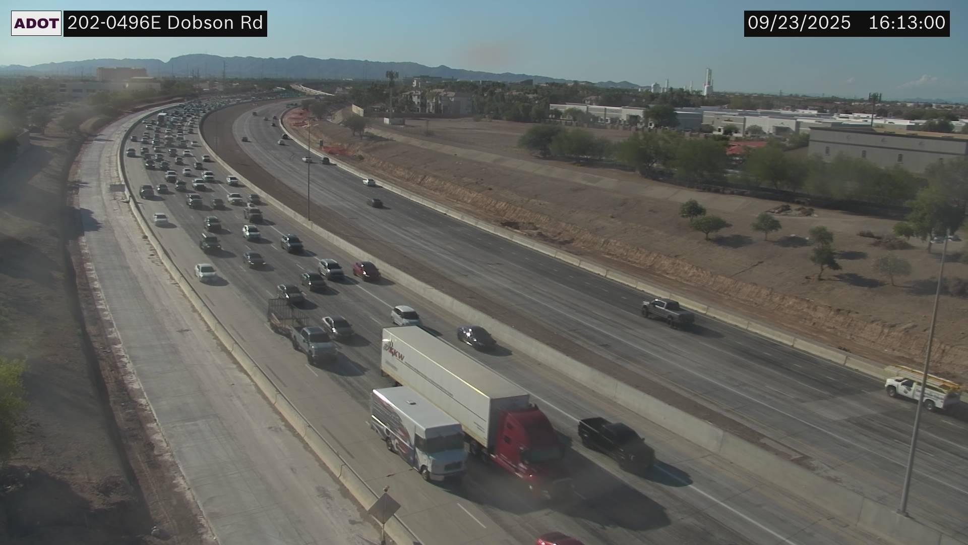 Traffic Cam Chandler › East: SR-202 EB 49.60 @Dobson Rd Player