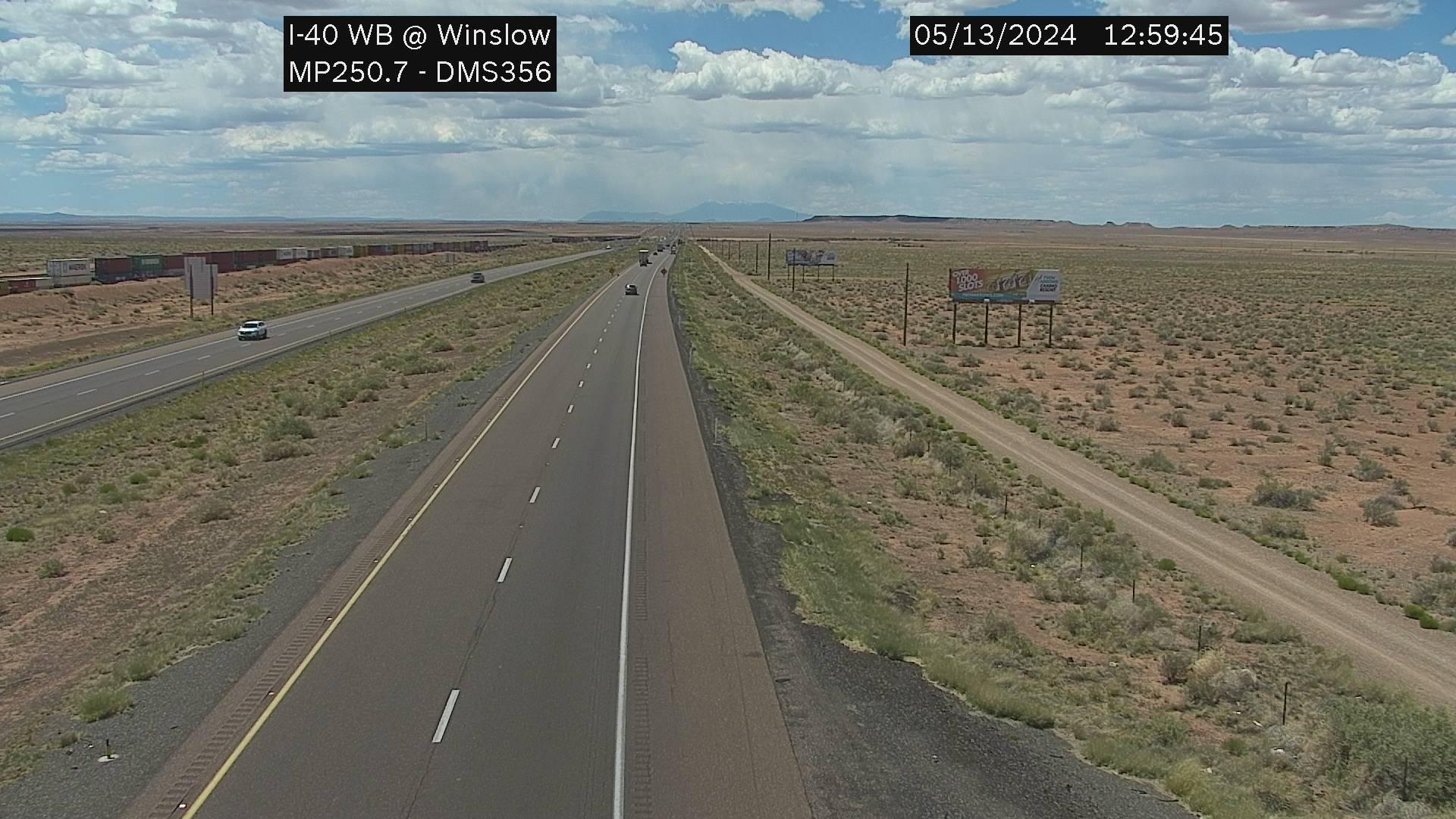 Traffic Cam Winslow › West: I-40 WB 250.70 Player