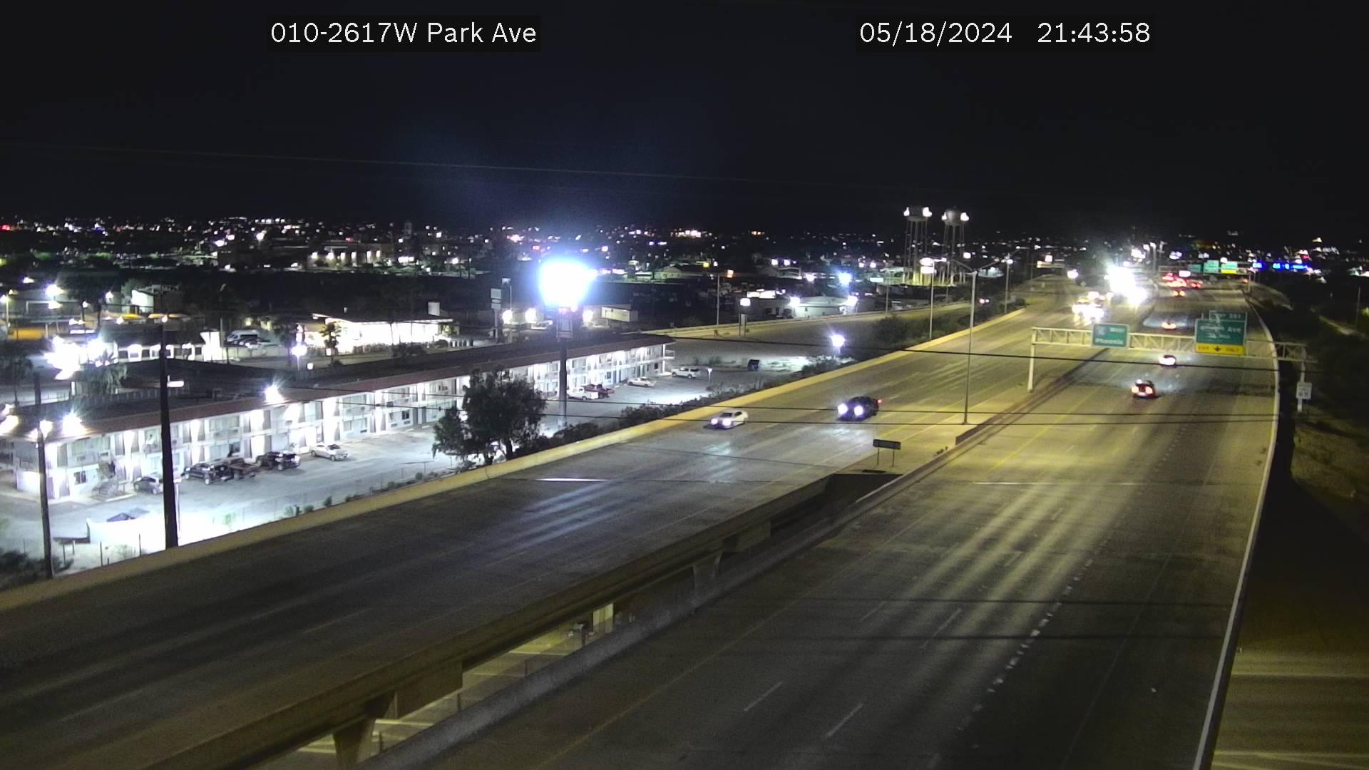Traffic Cam Tucson › West: I-10 WB 261.70 @Park Ave Player