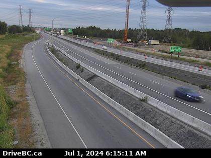 Traffic Cam Hwy-99 at 80th Street ramp, looking west. (elevation: 1 metres) Player