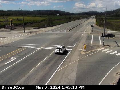 Traffic Cam Lougheed Hwy-(Hwy-7) at Nelson St in Mission, looking west. (elevation: 8 metres) Player