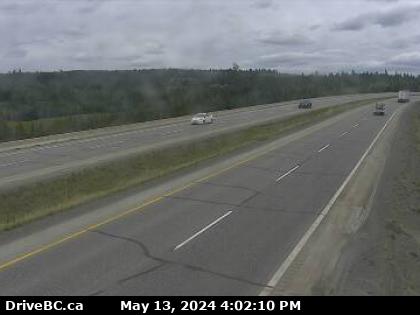 Hwy-97C (Okanagan Connector), near Pothole Lake about 7 km east of Aspen Grove, looking east. (elevation: 1045 metres) Traffic Camera