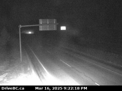 Traffic Cam Hwy-97C (Okanagan Connector), near Pothole Lake about 7 km east of Aspen Grove, looking west. (elevation: 1045 metres) Player