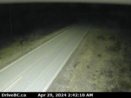 Hwy-35, near Martin Road midway between Burns Lake and the northern Francois Ferry Landing, looking north. (elevation: 760 metres) Traffic Camera