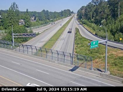 Hwy-99, at 16th Avenue, looking north. (elevation: 53 metres) Traffic Camera
