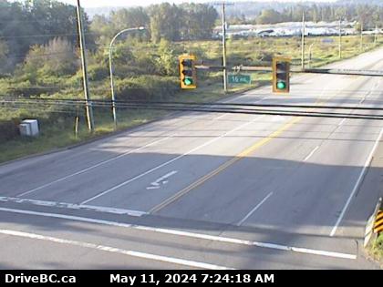 Hwy-15 at 16th Ave, looking south. (elevation: 31 metres) Traffic Camera
