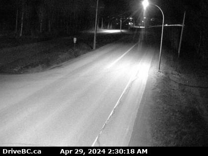 Hwy-16 at Stella Road in Fraser Lake, looking east. (elevation: 684 metres) Traffic Camera