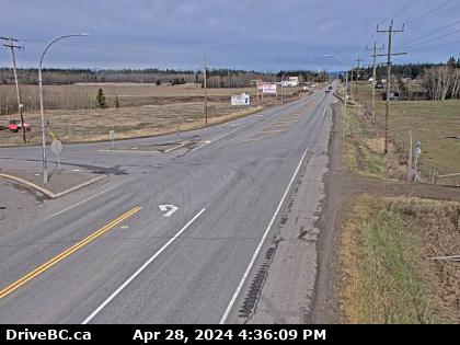 Traffic Cam Hwy-16 at Hwy-27 Junction, looking east. (elevation: 654 metres) Player