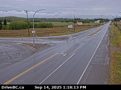 Hwy-16 at Hwy-27 Junction, looking east. (elevation: 654 metres) Traffic Camera