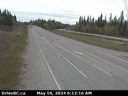 Traffic Cam Hwy-16, at Nautley Road, looking west. (elevation: 686 metres) Player