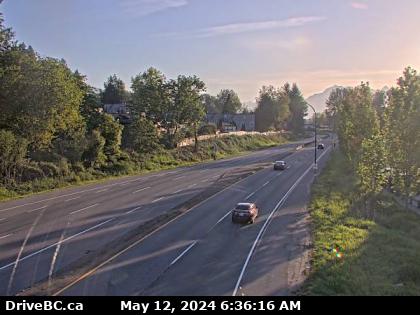 Traffic Cam Hwy-7B (Mary Hill Bypass), at Pitt River Rd, looking east. (elevation: 7 metres) Player
