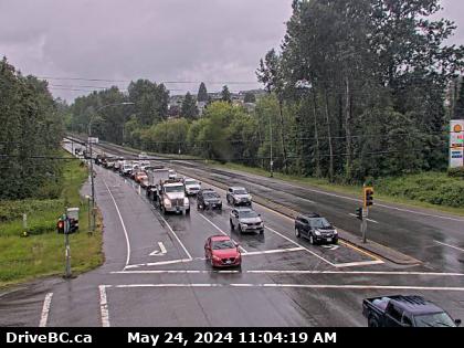 Traffic Cam Hwy-7B (Mary Hill Bypass), at Pitt River Rd, looking west. (elevation: 7 metres) Player