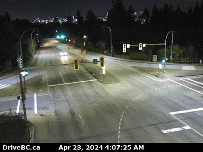 Traffic Cam Hwy-1 (Upper Levels Highway) at Westview Dr. looking south. (elevation: 85 metres) Player