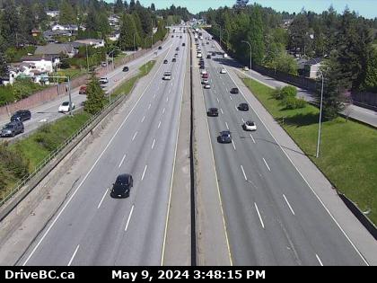 Traffic Cam Hwy-1 (Upper Levels Highway) at Westview Dr. looking east (elevation: 85 metres) Player